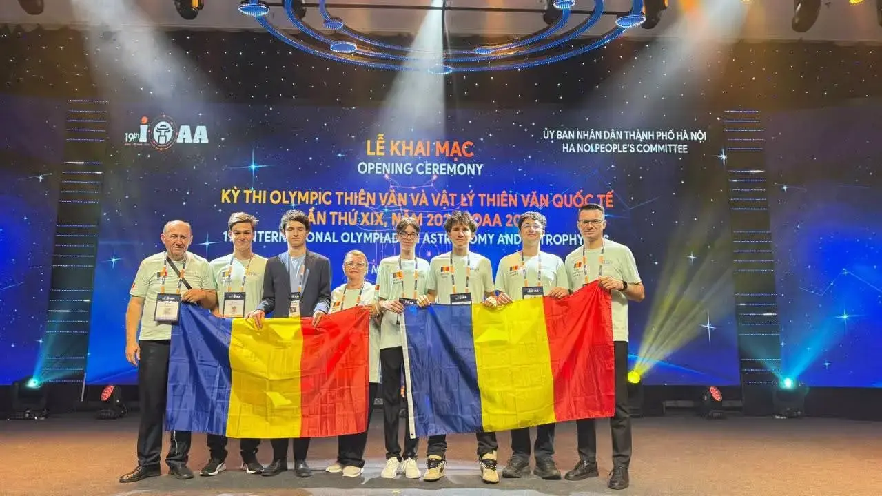 Elevii români câștigă trei medalii de aur la Olimpiada Internațională de Astronomie și Astrofizică