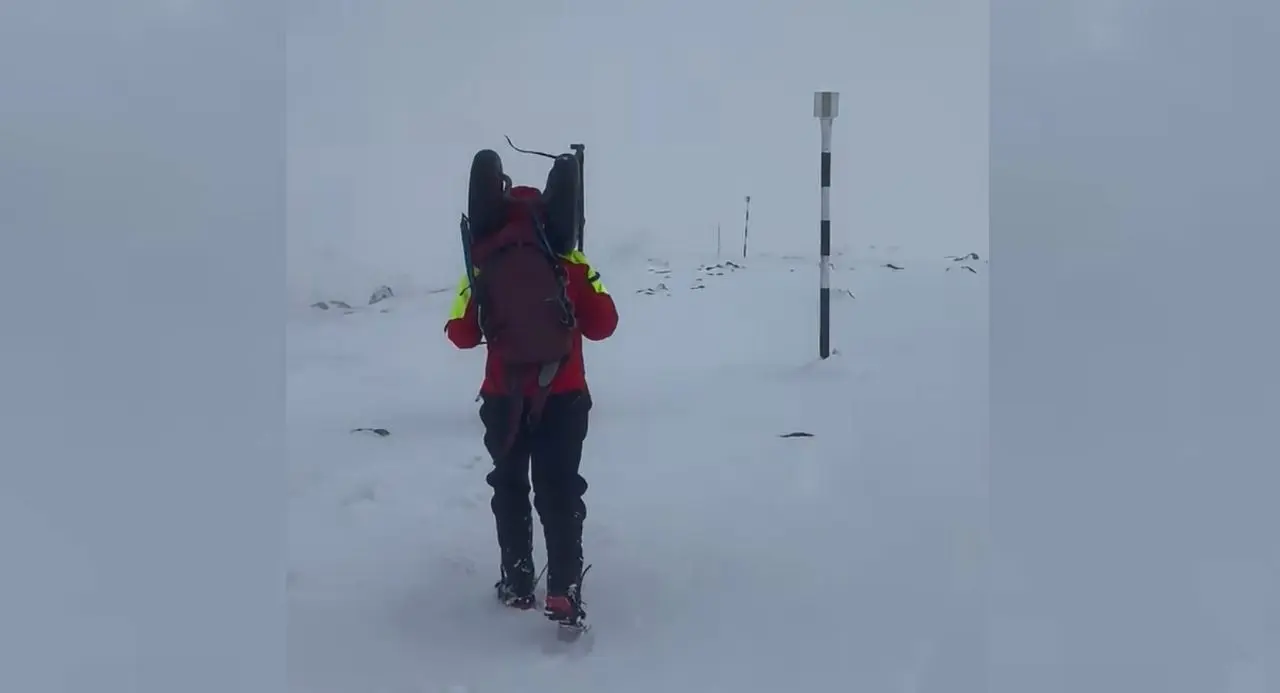 Turistă salvată de pe Vârful Omu după ce a ignorat avertizările meteo